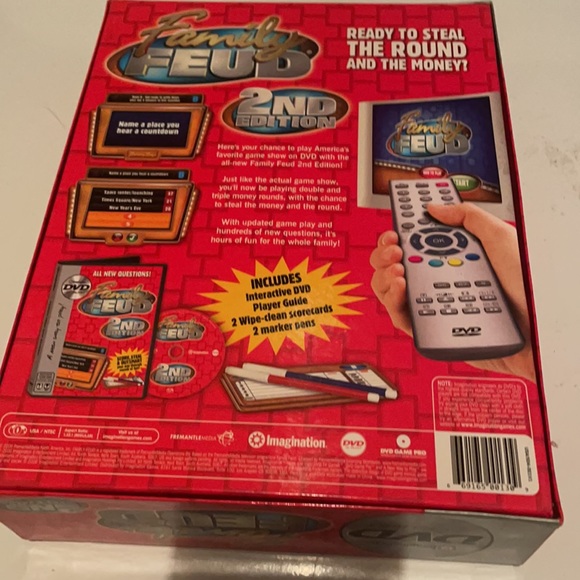 🎉HP 🎉 Imagination entertainment family feud 2 2d ed DVD game All new questions - Picture 2 of 16
